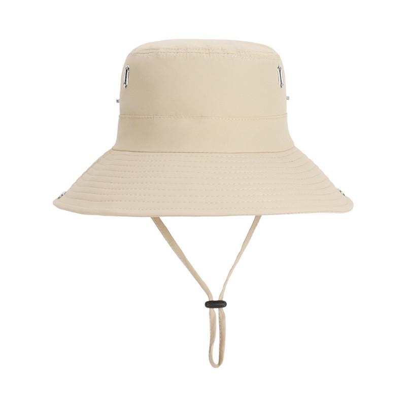 

Summer Mens Outdoor Sun Hat With Wide Brim Sun Protection For Beach And Hiking Activities бежевий