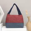 Women's Multifunctional Canvas Tote: Large-Capacity Crossbody for Lunch and More