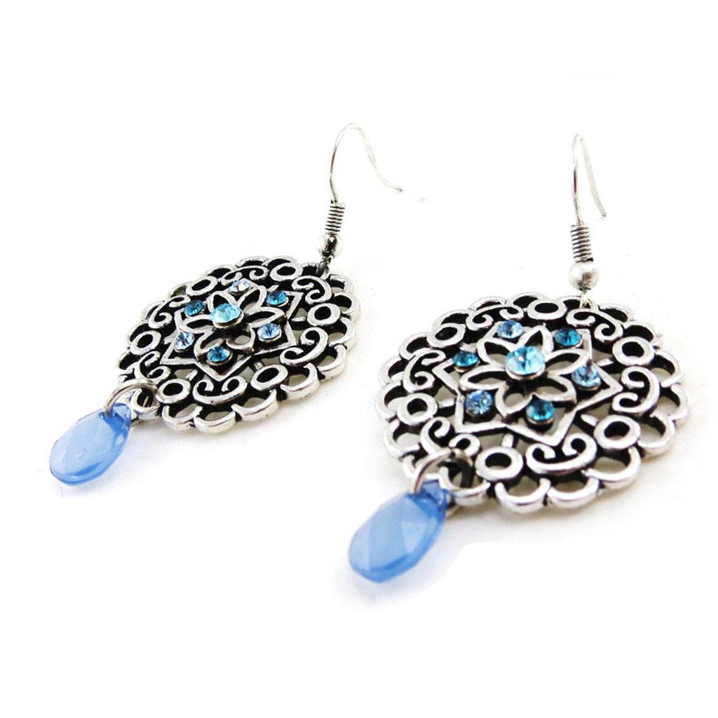 NOA [G0410] - Blue 'Carmen' Designer Earrings