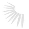 10pcs Professional Long Pointed Nail Tip Home Salon Fake False Nail Set Manicure Tool