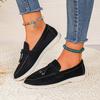 2025 New Autumn European and American Foreign Trade Casual Flat One-pedal Loafers Doudou Shoes Casual Single Shoes