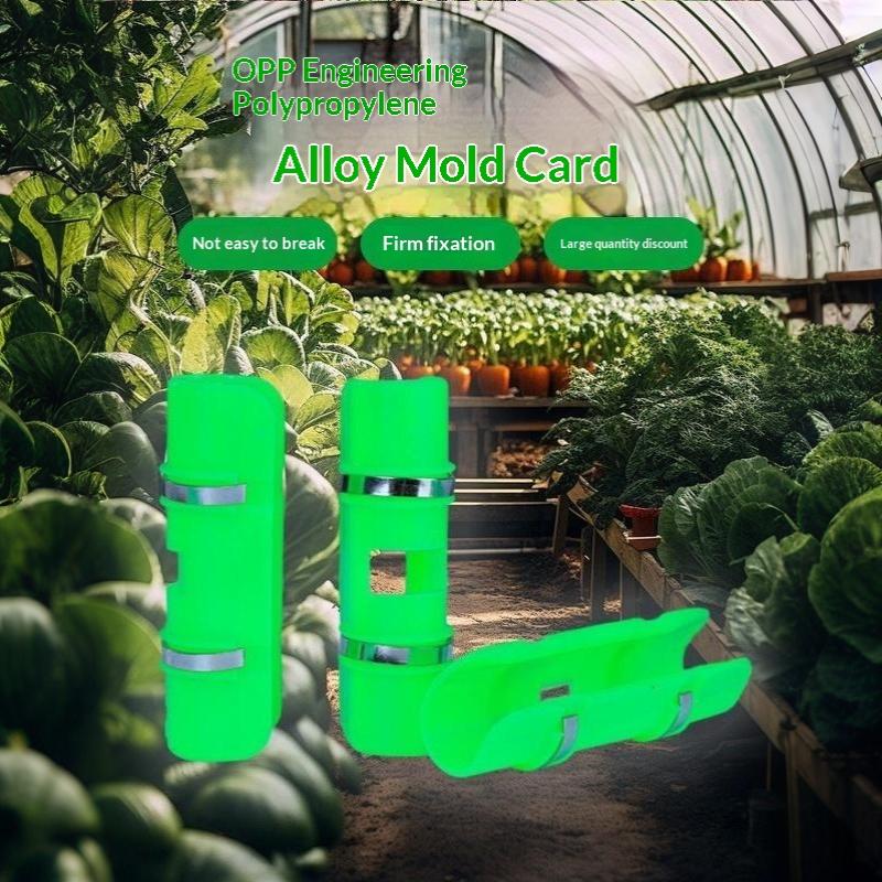 Greenhouse Film Clips OPP Engineering Plastic Strong Grip Weather Resistant Fit 20-30mm Pipe for Garden Film Fixing