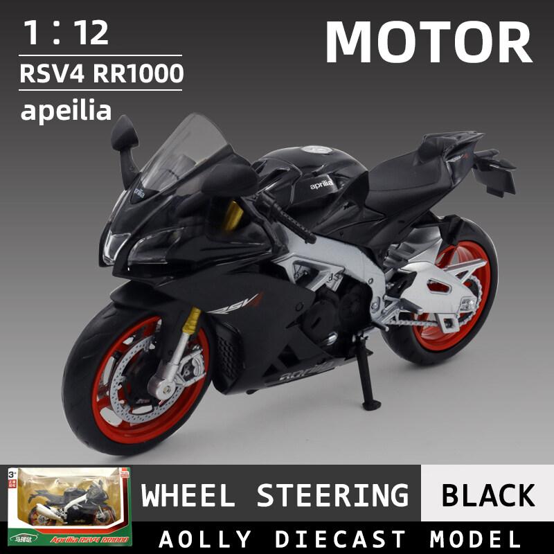 1/12 Scale Motor APRILIA RSV4 RR1000 Alloy Diecast Models Motorcycle Toy For Gifts Collections Decorations
