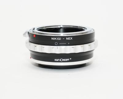Nikon AI G Lens To NEX E Mount Adapter with Lens Cloth K&F Ng-nex (KFNEX)