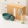 Japanese Matcha Whisk Stand Tea Ceremony Matcha Bowl Bamboo Whisk Grinder Brushes Tea Tools Holder Tea Accessories Teaware