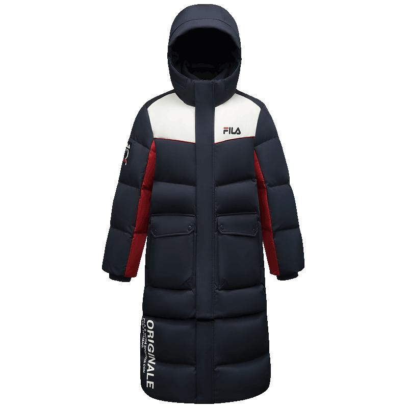 FILA Boys  Diamond Velvet Long Down Jacket 165