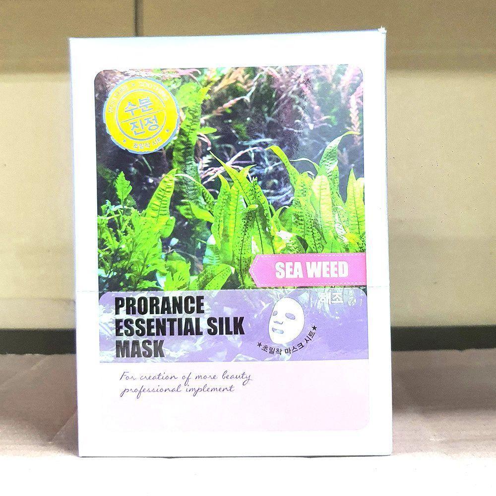 Cosmetics SZQWOHUP Face Silk Mask Pack Seaweed Moisture Soothing 10 Sheets