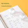 Transparent High-Viscosity Adhesive Tape, 12mm Narrow Roll for Students and Children