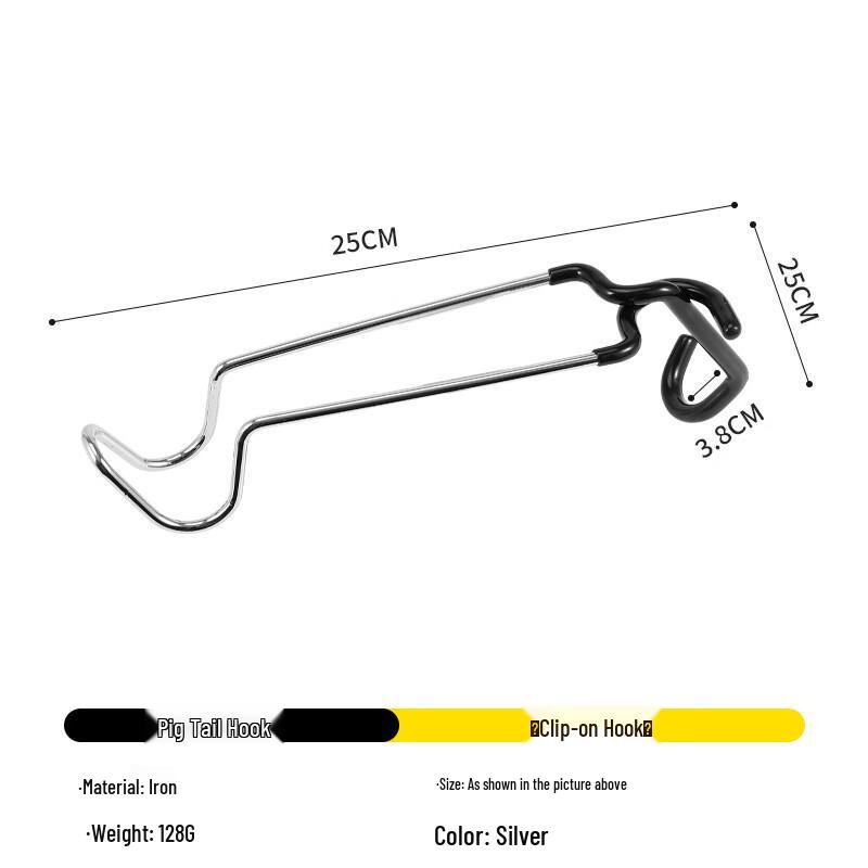 OEING Outdoor Stainless Steel Camping Lamp Hooks