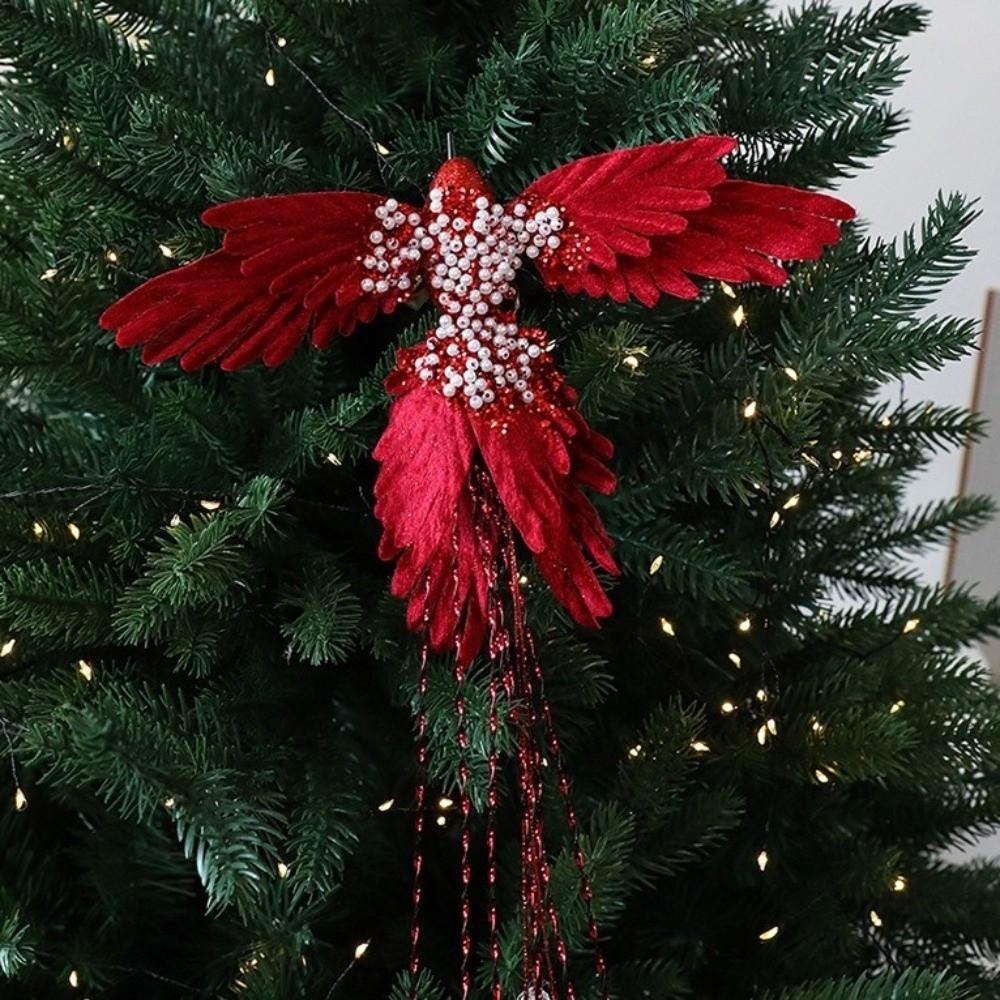 39cm Artificial Hummingbird Decoration Glitter Xmas Tree Ornamentst Christmas Bird Ornaments  Gift