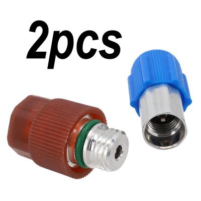 2x Air Conditioning Hd Nd Adapter Connections For R134a For Ford Opel Seat Skoda Nd Adapter Und 357820795J 357820795H