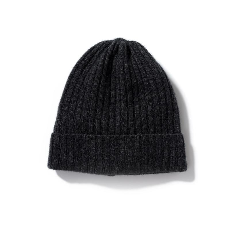 Autumn and Winter New High End Knitted Outdoor Warm Pit Strip Ear Hats for Men and Women Knitted Casual Toe Caps