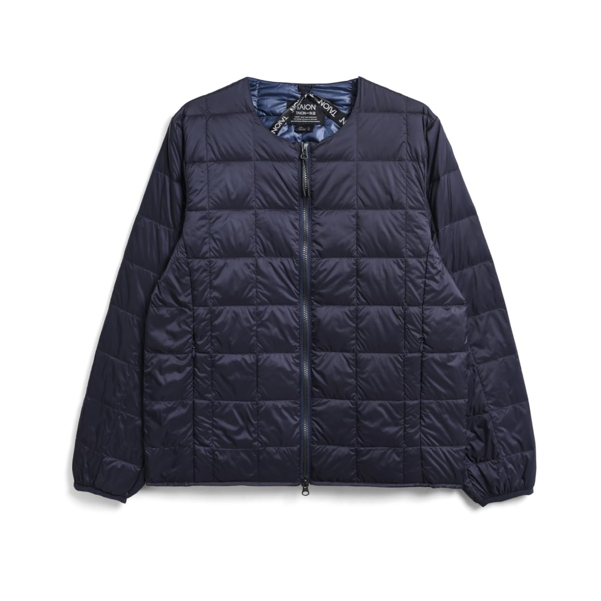 

Taion Basic Crew Neck Double Zip Down Jacket 104WZ Men s