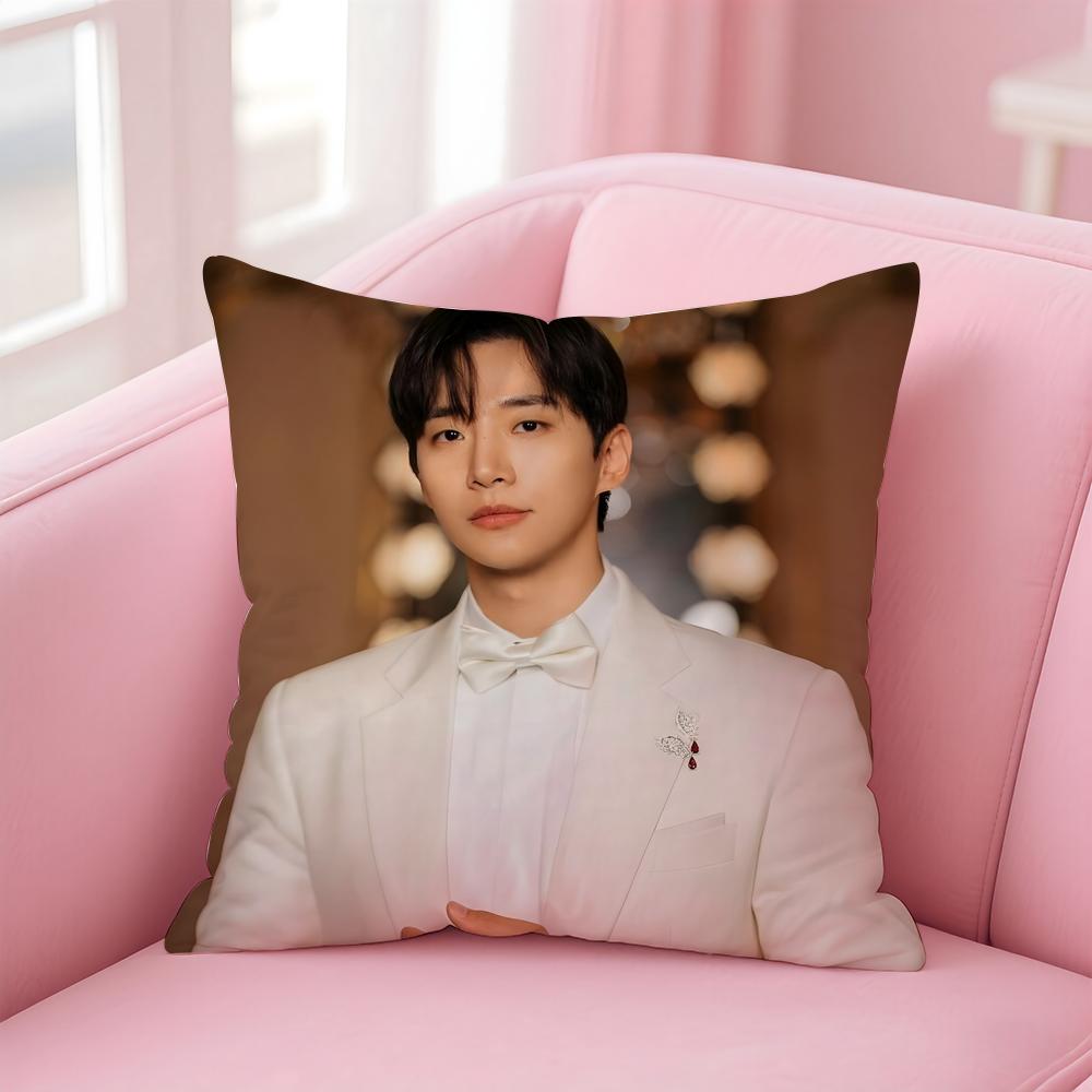 singer charismatic JJunho Cushion Cover Pillow Case Soft Skin Friendly Fabric Concealed Zipper