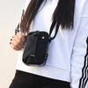 New Converse Polyamide With Polyester Small Square Bag Shoulder Bag, Crossbody Bag Regular Unisex Black 10020230-A01