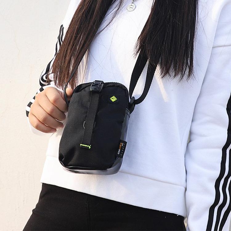 New Converse Polyamide With Polyester Small Square Bag Shoulder Bag, Crossbody Bag Regular Unisex Black 10020230-A01