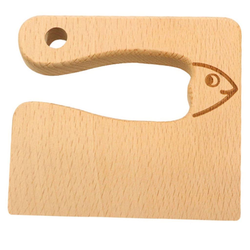 Mini Wooden Kids Knives Safety Cooking Cutting Toys For Children Kids Toddler