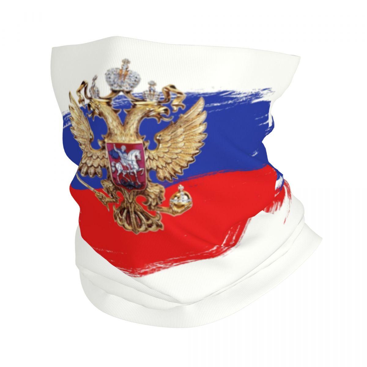 

Герб России Бандана Шея Гетра Для Пешего Туризма Бега Мужчины Женщины Шарф-обертка Российский Флаг Балаклава Теплая Multiuse Bandana