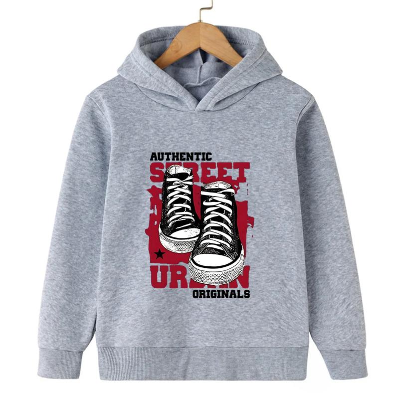 

Spring Autumn Fashion Shoes Print Children Hoodies Girls Sweatshirts Long Sleeve Casual Fashion Kid Clothing Pullovers Tops 110