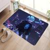 C-Cyberpunk S-SamuraiS Entrance Door Mat Washable Non-Slip Living Room Sofa Chairs Area Mat Kitchen Welcome Doormat