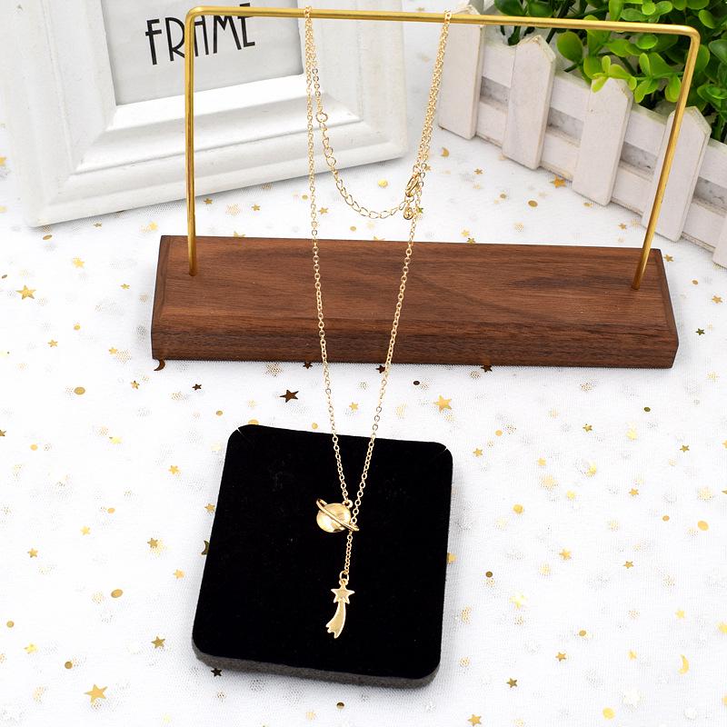 Korean Dongdaemun Trendy Planet Pendant Necklace for Women