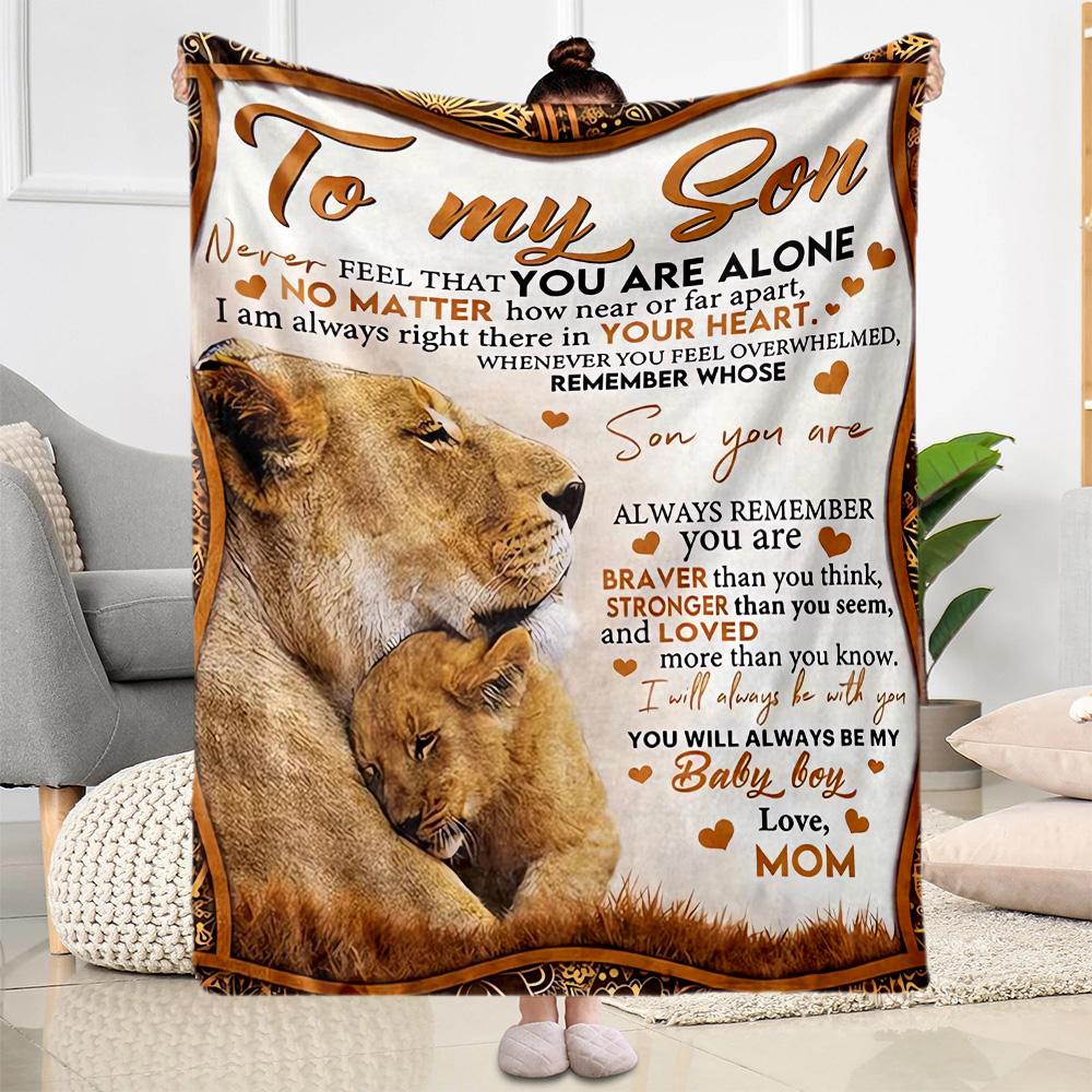 1pc Mom Quotes Blanket Comfortable Soft Lightweight Multi Purpose Blanket for Travel Camping Picnics Sofa Office Bed Living Room Gift for Friends