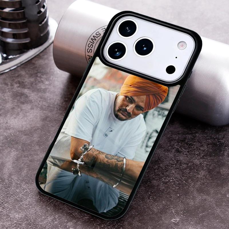 Indischer Rapper Sidhu Moose Wala Handyhülle für iPhone 17 16 15 Pro Max Air 14 13 12 11 Plus Stoßfeste Hülle