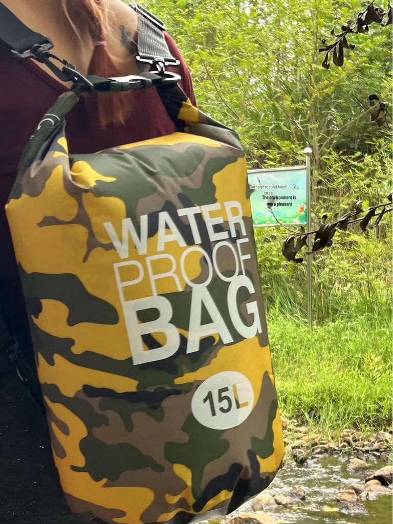 Waterproof Multi-Use Bag for Cross-Border Cycling, Hiking, Camping, Rafting - Convertible Single/Double Shoulder Design with Phone Pocket