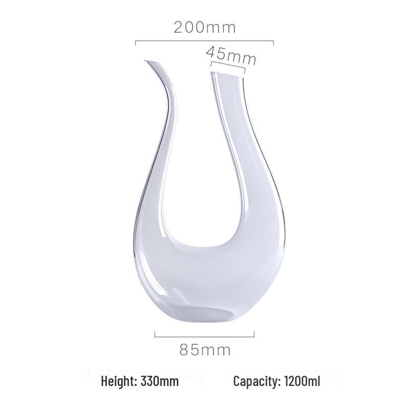 Shi Jin Light Luxury Crystal Glass Wine Decanter