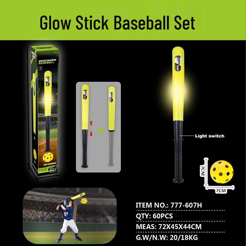 

Children s Light-up Baseball Pitching Machine Set with Plastic Balls for Exercise and Fun