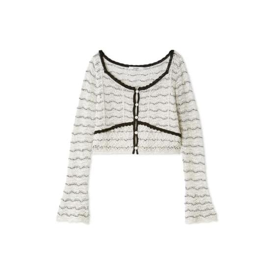 SNIDEL Crochet Knit Tops SWNT261156 Women s