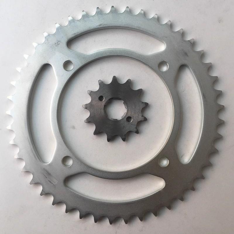 King Prince XV125 Chain Kit: Drive & Gear Sprockets with Plate