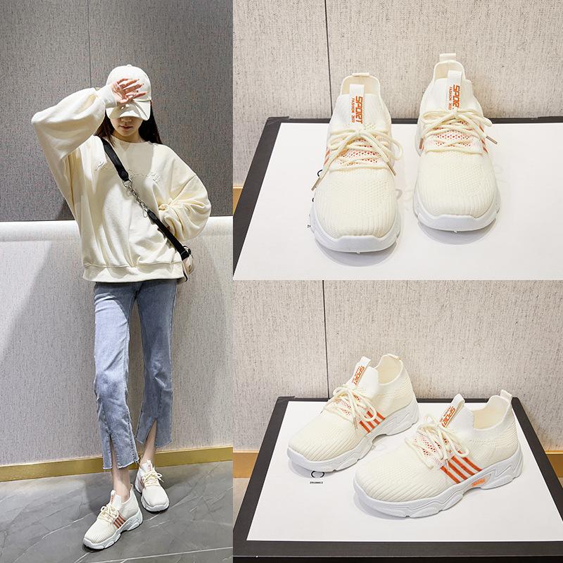 Womens Lightweight Walking Shoes Casual Breathable Mesh Slip On Sneakers Tennis Jogging Shoes Lace-Up Workout Footwear Non-Slip Gym Sneakers for Women