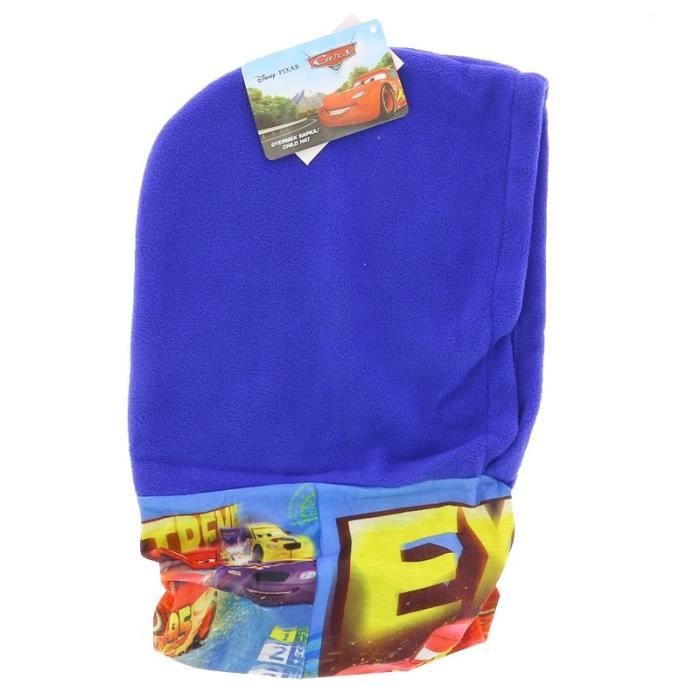 Cagoule - Cars - Taille Unique - Polaire - Bleu - Hiver