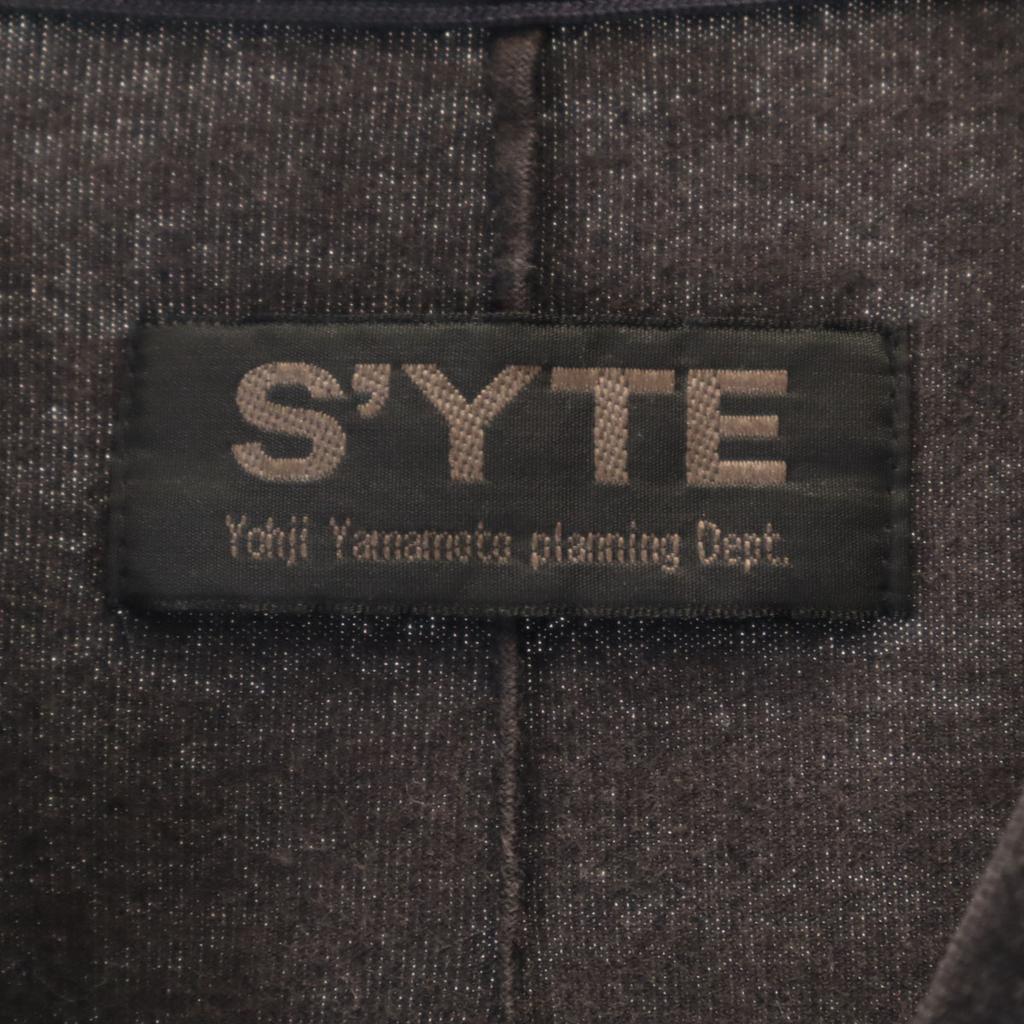 S'YTE Five-quarter sleeve long Cut 3 black Youji Yamamoto Women Used