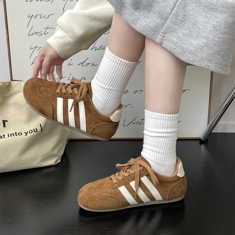 

Women s shoes autumn new versatile flat-bottomed casual sports shoes non-slip 35 верблюд