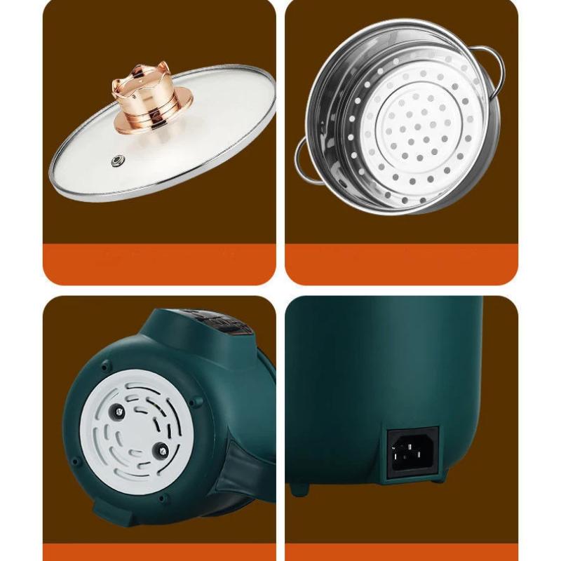 Electric Hot Pot Cooker Multicooker Hotpot Stew Heating Eggs Soup Pan Noodles Steamer Rice Cookers Cooking Pot EU Plug