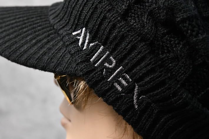 Avirex Knit Large Knit and Avirex American 80625200 7987275 Number Cap, Size, Material, Men's Women's, Brand, Military, Casual, Street, Outdoor, (JP,