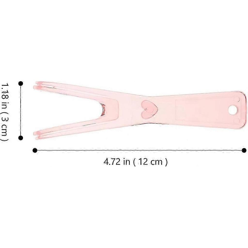 Set Of 2 Reusable Dental Floss Holders (pink + Blue)