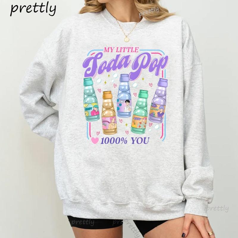 

Autumn 3D Kpop Demon Hunters Sweatshirts Fashionable Casual Sports Long Sleeved Women s Sweatshirts XXXL серый