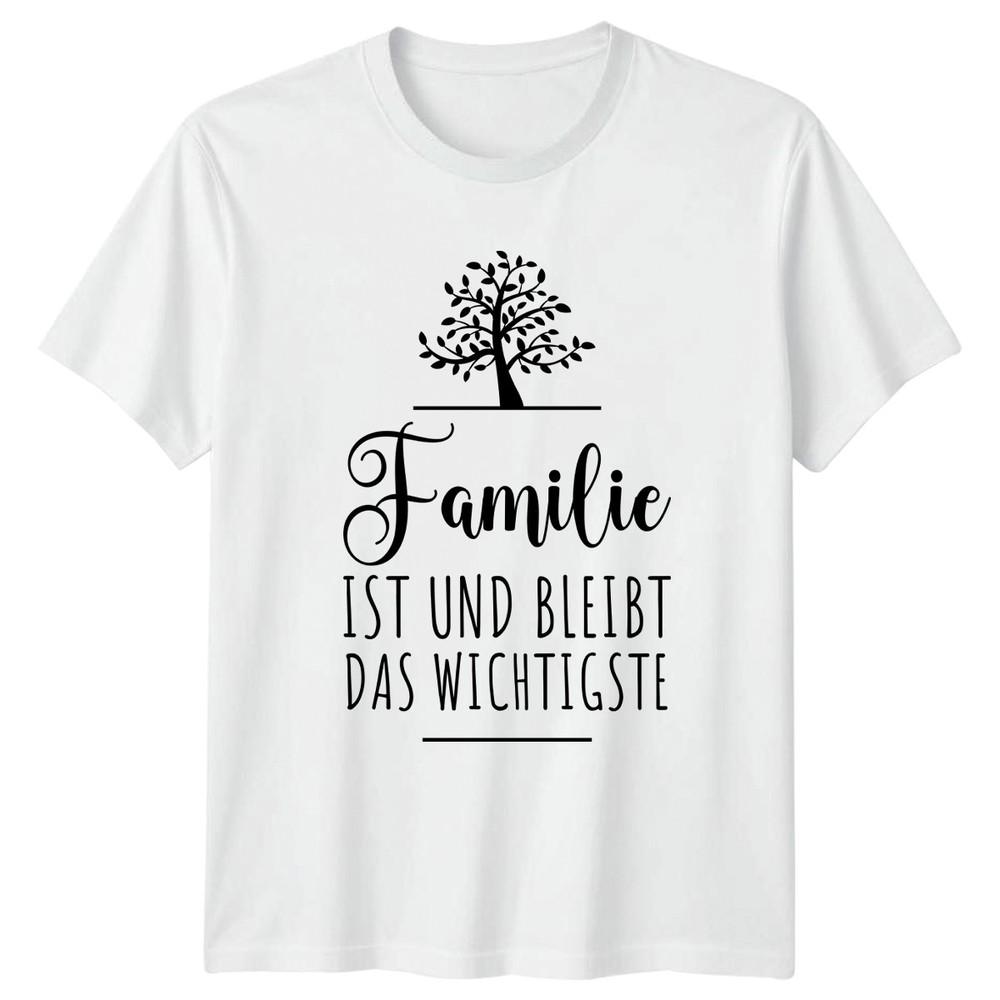 Familie Ist Und Bleibt Das TShirt GerUnisex Family Birthday Gift For Him And Her S