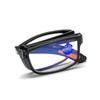 Folding Reading Glasses Anti Blue Light Presbyopia Retro Unisex Pocket Glasses with Case Portable Eyewear Men Women