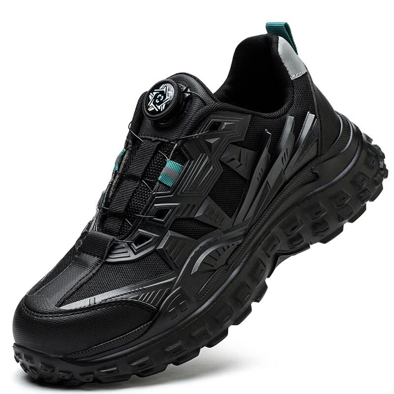 Bo Zong Men s Lightweight Steel Toe Safety Shoes 24.5cm