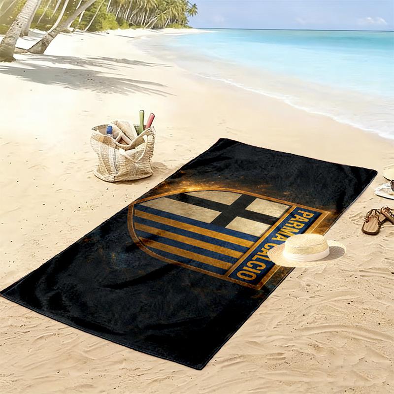 Parma Calcio Print Beach Towel, Large Soft Quick Dry Towel for Beach Camping Swimming