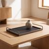 Sturdy Catchall Tray with Raised Edges | Versatile, Tabletop Tray, Modern, for
