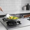 Universal Hand Hammered Iron Wok Round-bottomed Frying Pot Multifunctional Non-stick Pan  Home