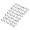 40pcs LED Chip Bulb 1W 24V 16mm/0.6in Aluminum Base Low Power Consumption Lamp Beads for