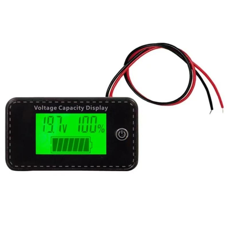 5-100V Battery Capacity Indicator,,DC5-100V Leads Acid Lithiums Battery Voltages Tester Battery Charge Levels Indicator зелёный