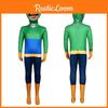 Unisex Halloweenský kostým Brawl Stars Cosplay Kombinéza s živými barvami a pohodlným střihem