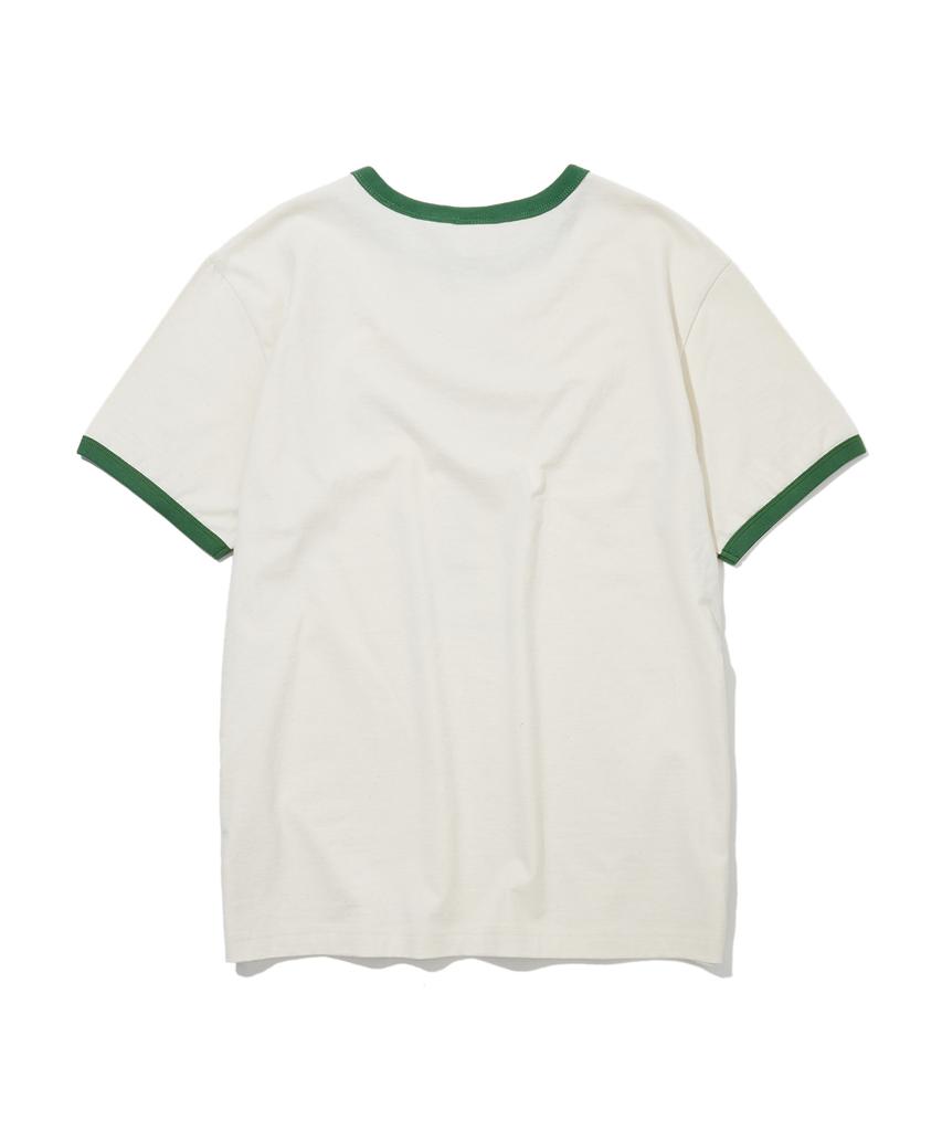 PENFIELD Vintage Series Marinheiro Engraved Ringer Short Sleeve T-Shirt Ivory_Fs2Kt56U
